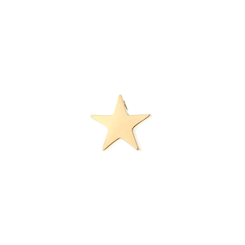 colgante estrella dorado